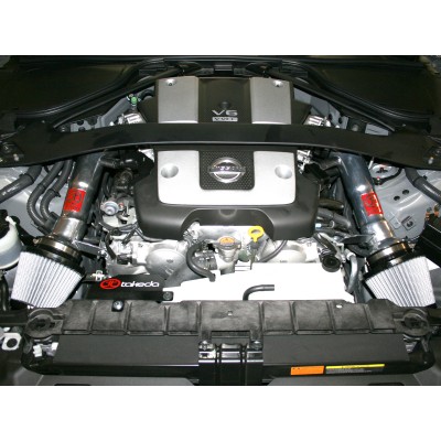 Takeda Stage-2 Pro DRY S Intake System; Nissan 370Z 09-14 V6-3.7L (Pol)